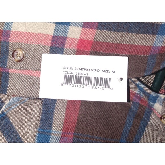 Get Lucky Los Angeles Lightweight Flannel Women's Medium Plaid NEW w/ TAGS - Picture 5 of 5